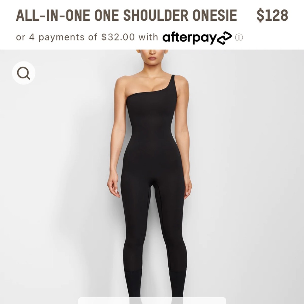 NWT SKIMS - ALL-IN-ONE ONE SHOULDER ONESIE
